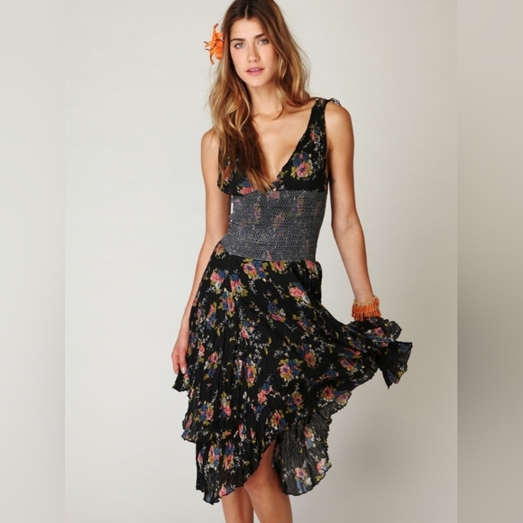 Free People Dresses & Skirts - FP One Wisteria And Lattice Dress Size S